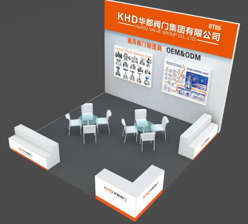 Hvor møtes Huadu Valve Group (KHD) i oktober 2026? Zhejiang Int'l Valve Fair, stand 8T65