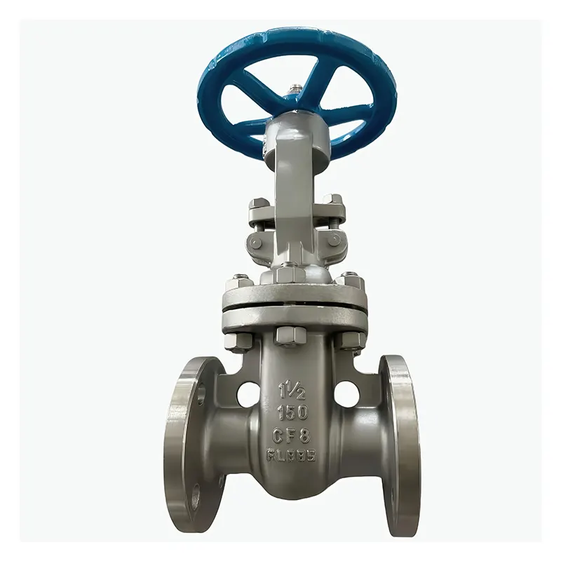 Rustfritt stål 304 flensportventil